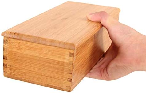 Supvox 1pc Drveno kutija za pribor za pribor za jelo sa kašikom štapića nakita poklon kutija poklon kutija za pribor za pribor za