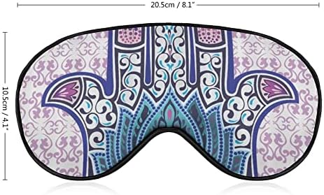 Tribal Fatima maska ​​za spavanje ručne sanke Izdržljive povez za meke maske za meke za oči Podesivi kaiš za muškarce za muškarce