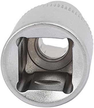 Aexit 1/2 kvadratni ručni pogon alata 10mm hrom-Vanadijum čelik osovina Matica 6 tačaka šesterokutna utičnica srebrni ton Model:32as440qo722