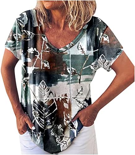 2023 Odjeća Trendi pamuk s kratkim rukavima - Grafička casual bluza TEE za Lady Falt Ljeto TOP S1 S1