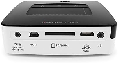 XSories X-project Wi-Fi prijenosni mini projektor 1080p sa Wi-Fi, USB, HDMI, SD CARD povezivanjem