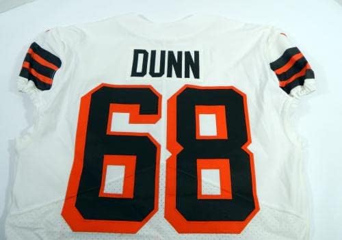 2021 Cleveland Browns Michael Dunn # 68 Igra izdana Bijeli dres 1946 P 75th 46 6 - Neincign NFL igra rabljeni dresovi