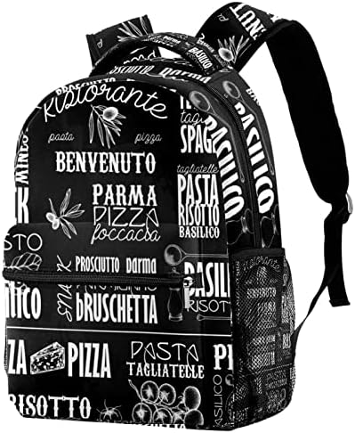 Italija Art Word Backpacks Boys Girls School Book Bag Travel Hiking Camping Daypack Ruccsack