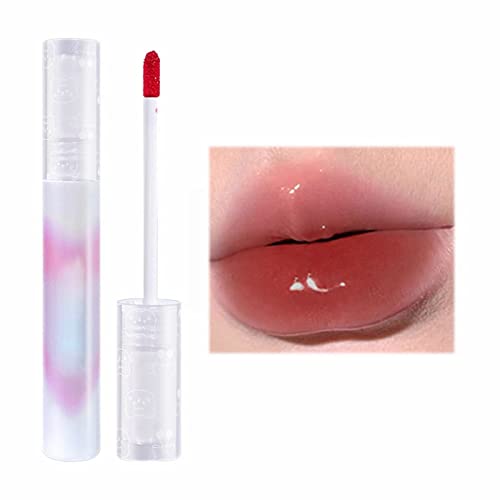 Lip Stain Tint Bubble Lip Glaze Mirror Water Gloss Lip Glaze vlaži bez prikazivanja linija za usne sjajilo za usne je puno 3ml Lip Plumper dan i noć