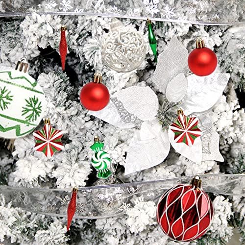Božić Ball ukrasi - 73kom Shatterproof Božić ukrasi Set, više stilova ukrasi za jelke,boja koordinirani ukrasi,i za druge stranke