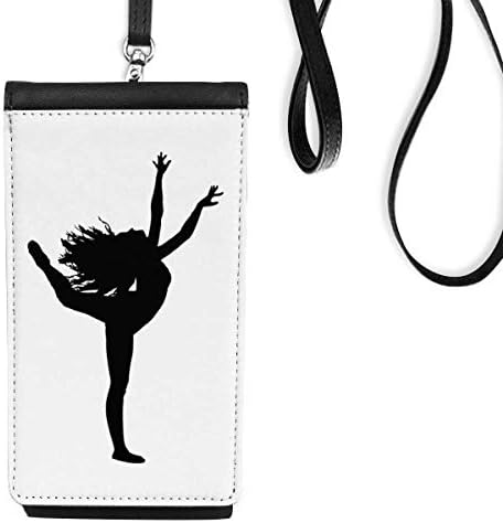 Sportska plesna plesačica Performans Art Telefon novčanik torbica Viseće mobilne torbice Crni džep