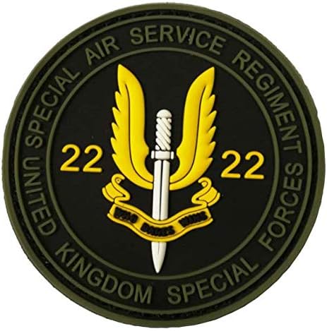 Nove Britanske SAS 22. Specijalne avionske snage vojske koje se usuđuju osvajaju vojni taktički odjevni dodatak ruksak naljepnica za ruke poklon PVC patch značke ukrasne patch PVC flastere