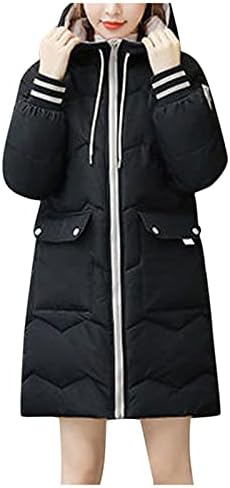 Ženski kaputi debeli zimski kaput modni gornji odjeća dug pamuk podstavljeni mekani topli elegantni kaput za žensku jaknu