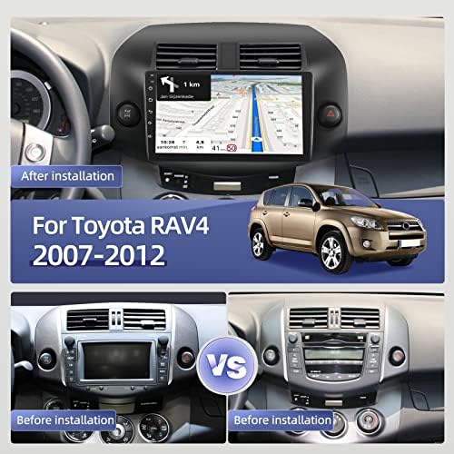[2GB+32GB] 10.1 inčni auto Radio za Toyota RAV4 2007-2012, Android 11 dodirni ekran auto Stereo, Apple Carplay&Android Auto / 1080p/Hi-Fi