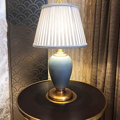 Zhyh kineski stil bakra Keramička stolna lampica Američki retro ukras dnevni boravak SOURY spavaća soba Noć
