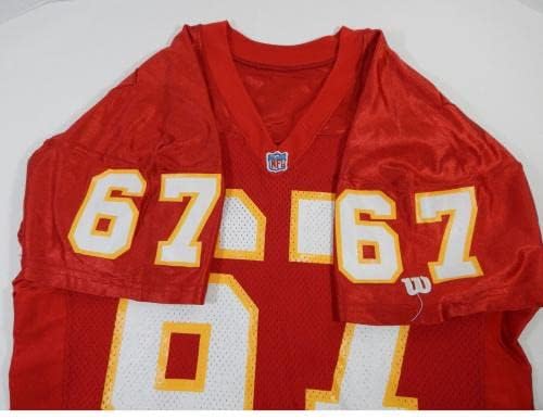 1992 Kansas Chiefs 67 Igra izdana Crveni dres DP17322 - Neintred NFL igra rabljeni dresovi