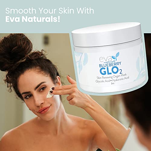 Eva Naturals GLO2 maske od Kisikove gline za njegu kože lica-piling pore Minimizer maske za njegu kože lica-Proizvodi za njegu kože