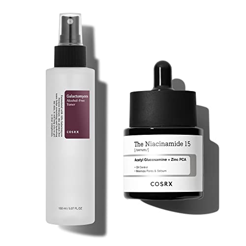 COSRX jutarnja Njega kože rutina-dnevna esencijalna Galaktomyces Balacing Esesnce & niacinamid 15% Serum za poboljšanje kože i minimiziranje