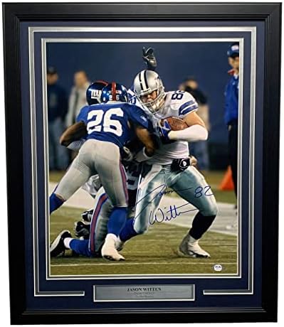 Jason Witten potpisao je autografiju 16x20 fotografija uokvirena kauboji PSA DNK - autogramene NFL fotografije