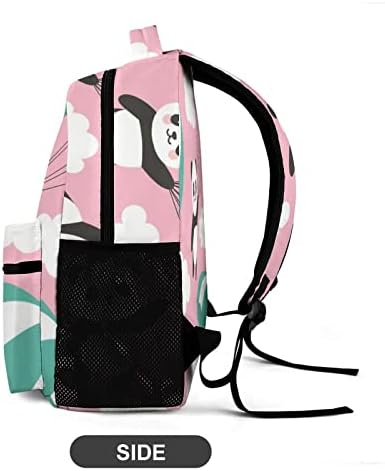 Školski ruksak Panda uzorci Lagani ruksak ruksak za rame za putovanja u kupovini planinarenje