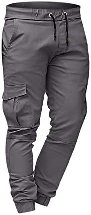 Dudubaby muške teretne hlače Sportske casual jogging pantalone Lagane planinarske radne hlače na otvorenom