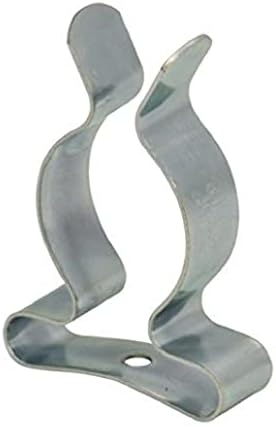 Merriway® BH01981 Skladište alata Terry Clip Spring Steel Svijetli pocinčani, 38-50 mm - Pakovanje od 5