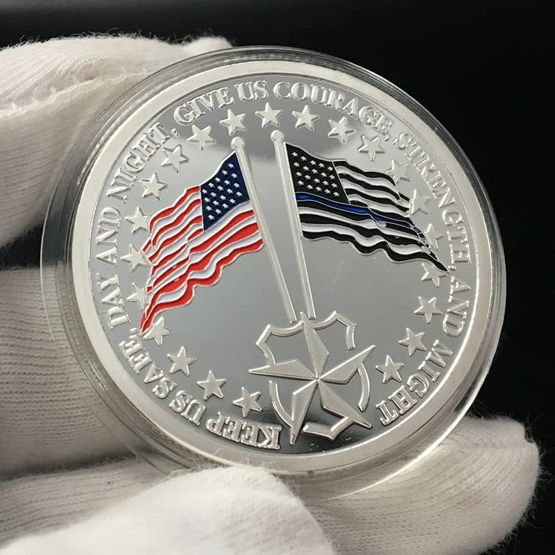 Američka slava kovanice zvijezde i pruge kovanice plave linije zastave Srebrne kovanice zaštićene zaštitom vojske navijaju zlatne kovanice