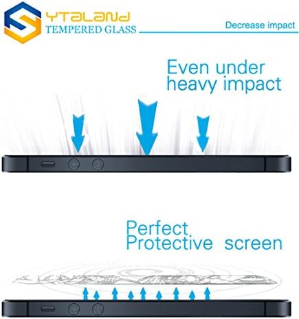[2 Pakovanje] Ytaland za Blu Life One X3 zaštitnik ekrana, kaljeno staklo protiv otisaka prstiju tanka 9h tvrdoća ekrana Zaštita ekrana