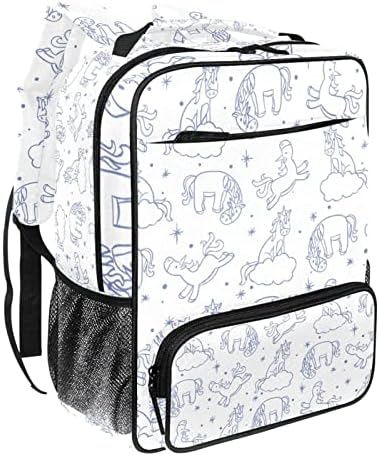 VBFOFBV putni ruksak, backpack laptop za žene muškarci, modni ruksak, jednorog Cartoon Star Cloud