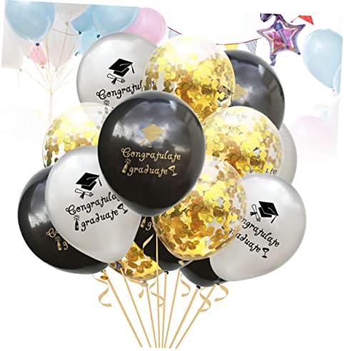 Bestoyard 15pcs okrugli baloni Klasa 2022 ukrasi baloni za lateks konfetti party isporučuje emulziju