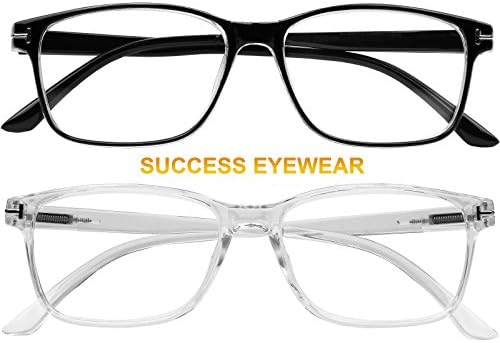 Naočale za naočale za uspjeh Računalne naočale 2 pari Anti bljesak klasične naočale za čitanje Kvalitetne udobne naočale za muškarce i žene +3,5