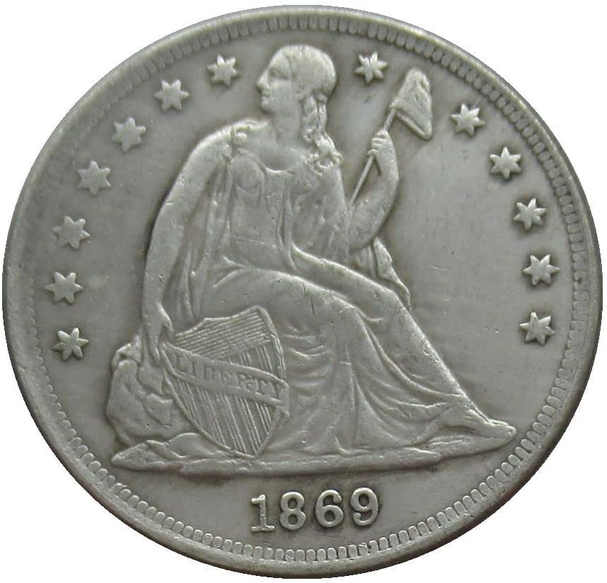 U.S. $ 1 zastava 1869 Srebrna replika pribora za komemorati