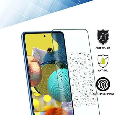 Rkinc zaštitnik ekrana [4-Pack] za Samsung Galaxy A71 4g / 5g / 5G uw/A81 / Galaxy Note 10 Lite, kaljeno staklo film zaštitnik ekrana, 0.33 mm [LifetimeWarranty][Anti-Scratch][Anti-Shatter]
