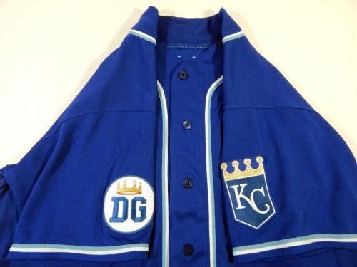 2020 Kansas City Royals Maikel Franco # 7 Igra izdana POS rabljeni Blue Jersey DG P 0 - Igra Polovni MLB dresovi