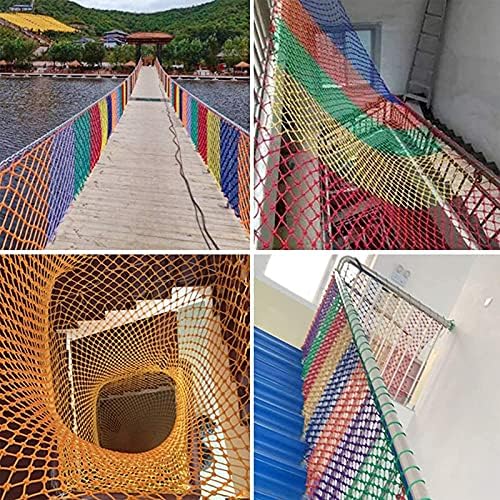 AFGZQ najlonska sigurnosna mreža za stepenice ograda protiv pada mreža za ljuljanje otporna na habanje viseća mreža za ljuljanje za