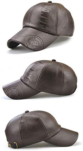 Javont PU kožna bejzbol kapa ima ravni šešir sa štampanim slovima
