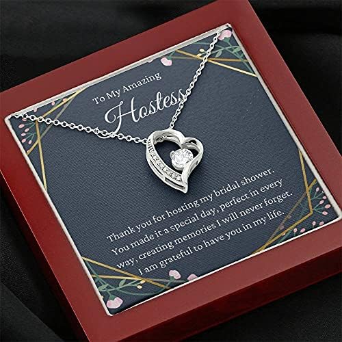 Nakit za poruke, ručno rađena ogrlica - personalizirani poklon srca, hostess pokloni mladenkin tuš, poklon hostese, tuš host poklon,