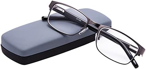 Eyeguard Readers metalne Deluxe pravougaone naočare za čitanje za muškarce 1.50