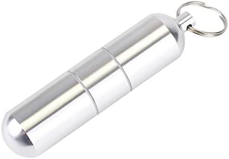 Winwinfly mini aluminijumska držač za cigarete sa prstenom za ključeve vodootporne okrugle cigarete Pocket Box