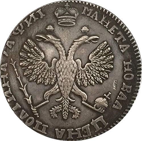 1718 Peter i Rusija Kovanice Kopirajte 35 mm Copysovenenir Novelty poklon novčića