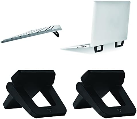 Samoljepljivi Mini prijenosni stalak za Laptop, nevidljivi stalak za računar, sklopivi ergonomski stoni stalak, kompatibilan sa MateBook X pro, D14, MacBook Air Pro, XPS, više 10-17inch Laptop, tableti, iPad