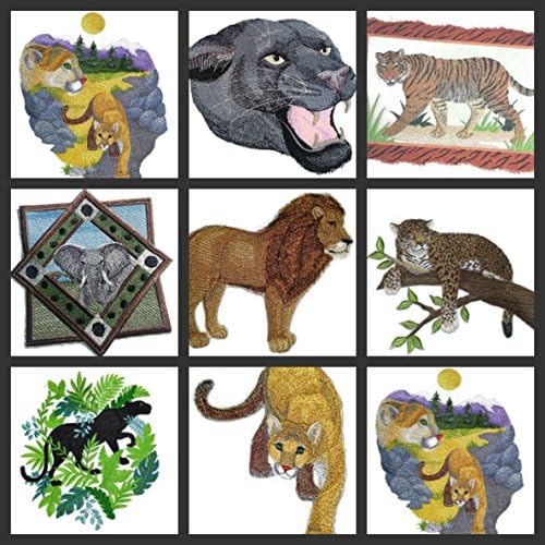 Priroda tkana u nitima, nevjerojatno životinjsko kraljevstvo [bengalski tigar sa okvirnom portretom] [Custom i jedinstveno] Vezeno