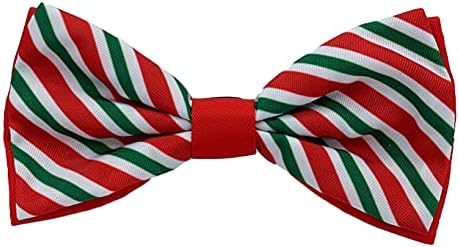 Huxley & Kent kravata za kućne ljubimce | Trakper paprike | Božićni odmor Velcro Bowing ovratnik za ovratnik | Zabavni luk za pse