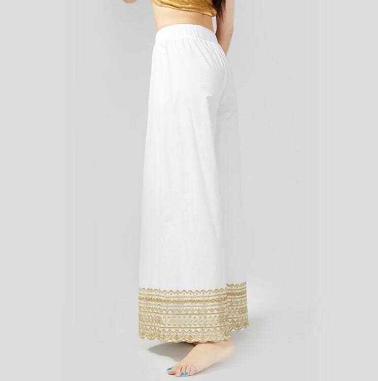 Indija Tradicionalno pamučno dno za žene Etničke stilove Dnevne elegentne dame hlače Ležerne široke pantalone a l