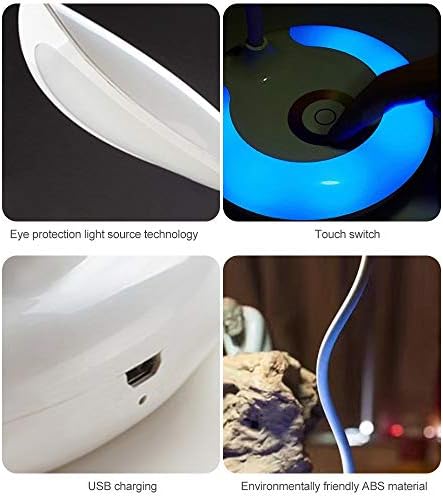 Jjry stol lampica LED stočna svjetiljka USB punjenje fleksibilno zaštita očiju za čitanje svjetla punjiva knjiga čitanje lagane tablice