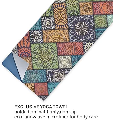 Dijagonale-cvjetne pločice Yoga ručnik Yoga Mat ručnik