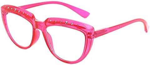 Naočale za oči za oči za žene Readers Rhinestone Prevelici na pol-mjesečeve dizajnerske naočale - zeleno + 2,50