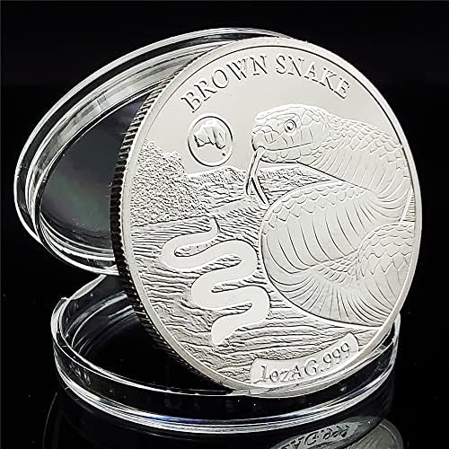 2019 Australijske životinjske prigodne kovanice u stranoj valuti Mamba zmija prigodni kovanice zlatni i srebrni novčići kovanica komemorativne