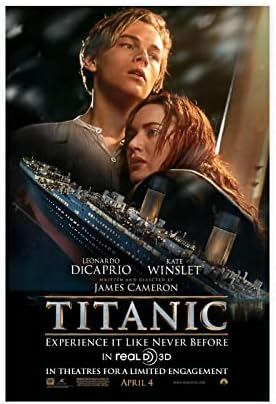 Titanic film Poster 2 Wall Art Decor Print Slike Slike za dnevni boravak dekoracija spavaće sobe Unframe: 12x18inch