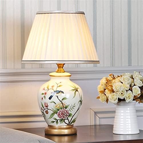 Llly keramička stolna lampa evropski stil cvijet i ptica dnevna soba spavaća soba noćni ormarić lampa Retro Study Villa