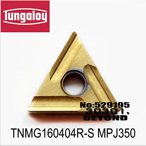 FINCOS TNMG160404R-s MPJ350 / TNMG160408R-s MPJ350, originalni Tungaloy karbidni umetak za okretanje držača alata Boring bar CNC mašina -: TNMG160408R-s MPJ350)