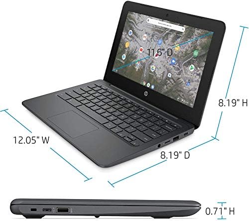 HP Chromebook 11.6 HD Laptop za posao i studente, Intel Celeron N3350, 4GB memorije, 160GB prostora, Web kamera, USB-C, WiFi, Bluetooth, Chrome OS+AllyFlex mp