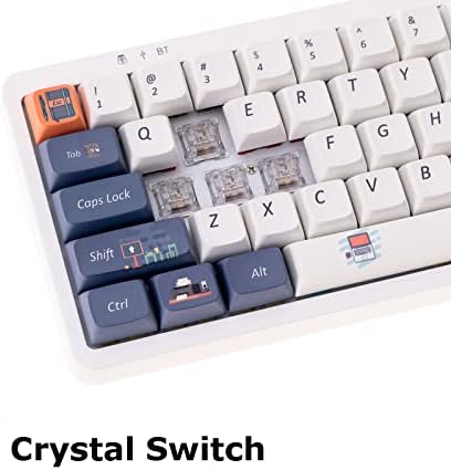 GK GAMAKAY linearna mehanička tastatura kristalni prekidač i LK67 65% RGB modularna DIY mehanička tastatura