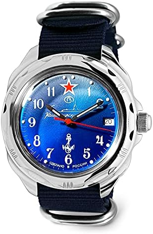Vostok | Komandirskie submarine Commander ruski vojni mehanički ručni sat | modni | Poslovni | Casual Muški satovi / Model 211289