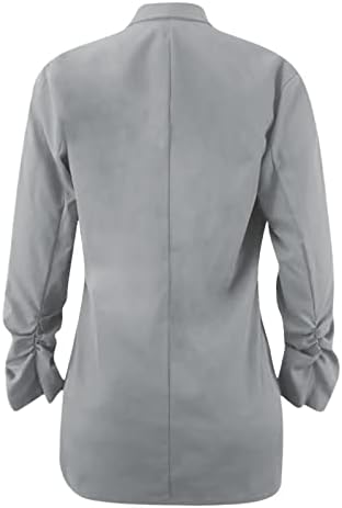 Fmchico ženske ležerne bluže otvorene prednje dugih rukava u ordinaciji Slim Jacket Blazer